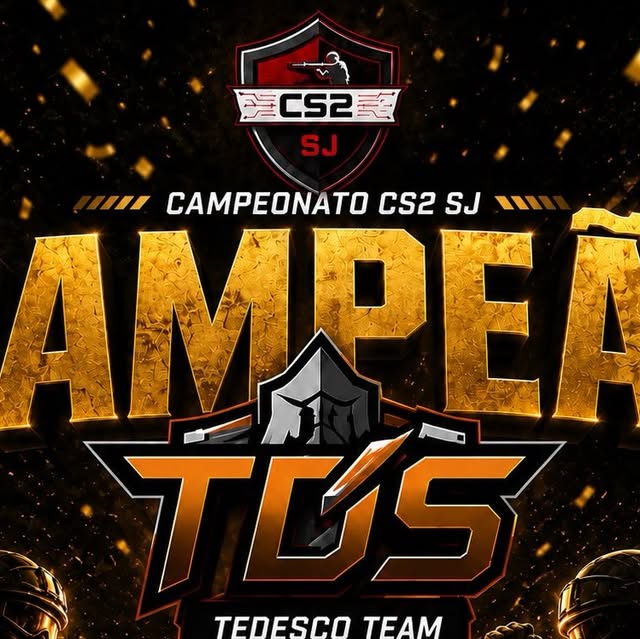 Arte oficial da TdS campeã do 1º Camp Montado CS2SJ