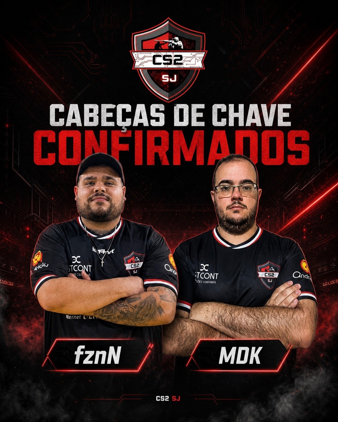 fznN e MDK, cabeças de chave do CS2SJ
